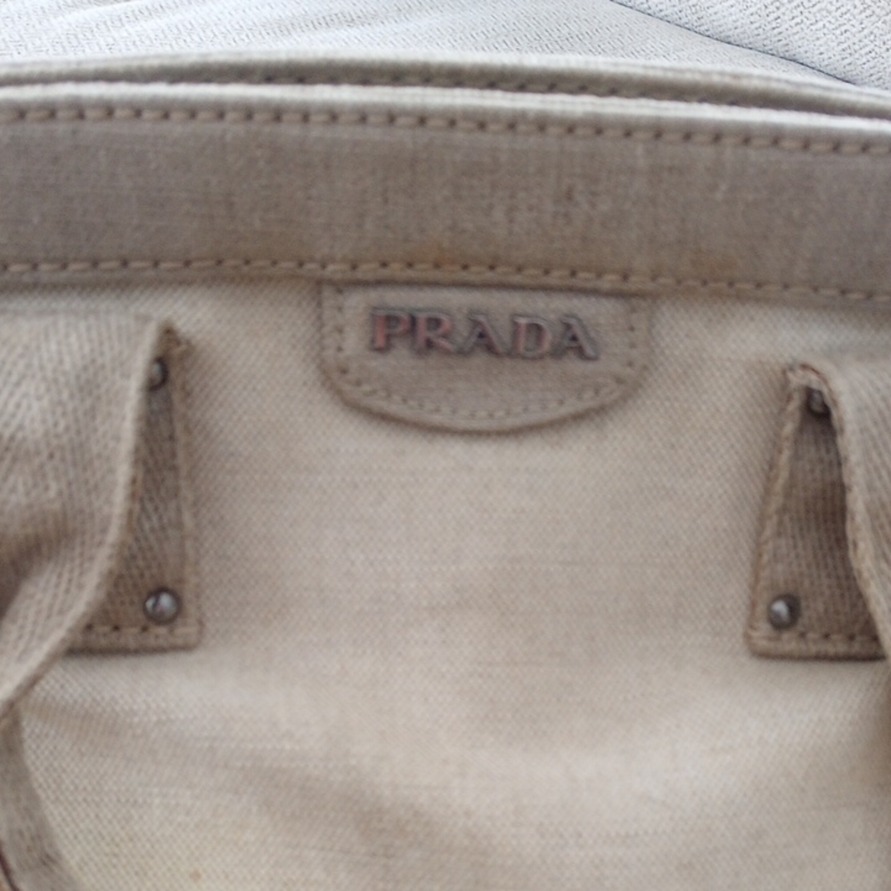 Prada Authentic Beige Doctors Bag